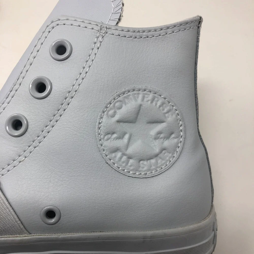 Converse Chuck Taylor All Star Punk Strap Sneaker Shoes Womens 7 Gray Streetwear - Picture 10 of 16